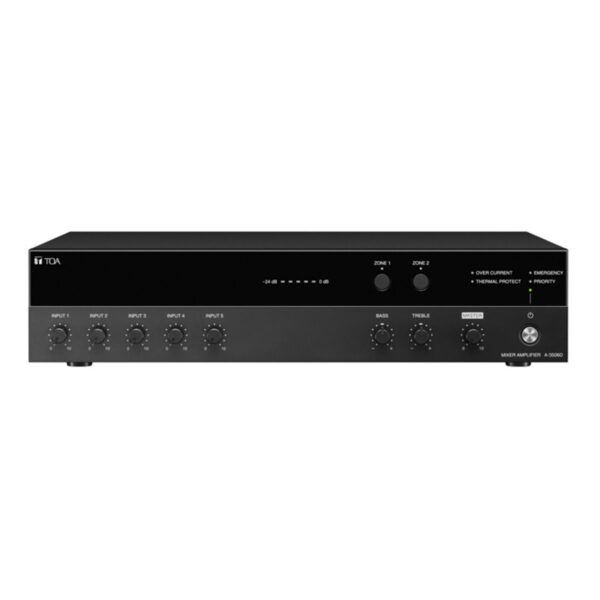 TOA A-3506D | ดิจิตอล มิกเซอร์แอมป์ 60 วัตต์ สามารถเลือกโซนได้ 2 แชนแนล