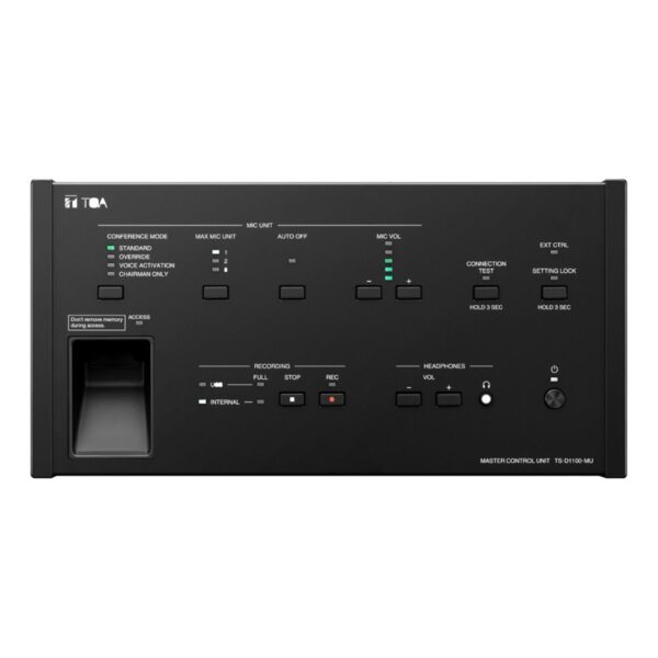 TOA TS-D1100-MU | เครื่องควบคุม ชุดประชุมแบบดิจิตอล Master Control Unit